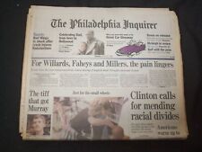 1997 JUNE 15 PHILADELPHIA INQUIRER -CLINTON FOR MENDING RACIAL DIVIDES - NP 7438 picture