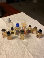 Lot of 10 Truly Vintage Empty Micro Mini & Mini Perfume Bottles picture