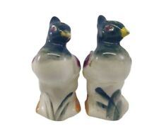 Vintage Pheasant Salt and Pepper Shakers Colorful Pair Made in Japan picture