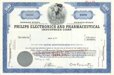 Philips Electronics and Pharmaceutical Industries Corp. - 1969 Stock Certificate picture