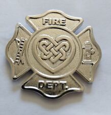 FIRE DEPARTMENT FD CELTIC HEART PIN picture