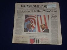 2008 NOVEMBER 4 WALL STREET JOURNAL NEWSPAPER - ELECTION DAY EDITION - NP 3062 picture