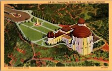 Postcard Griffith Park Planetarium Los Angeles CA California c.1930-1945   K-159 picture