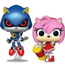 Funko Pop Sonic The Hedgehog - Metal Sonic #916 & Amy #915 (Set of 2)  picture