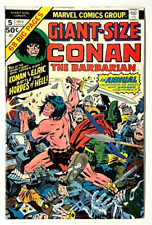 Giant-Size Conan the Barbarian #5 - Marvel Comics 1975 - Reprints Conan #14 & 15 picture
