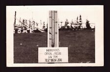 POSTCARD : CANADA - ONTARIO - HORNEPAYNE - RPPC 1959 LOW TEMPERATURE RECORD picture