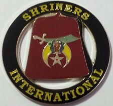 Shriners International Cut Out Car Emblem in Black  picture