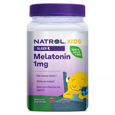 Natrol Kids Melatonin Sleep Aid Gummy, 1 mg Berry , 180 ct. picture