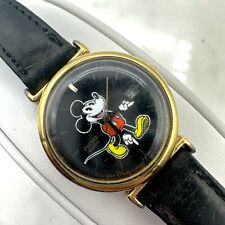 Pulsar Disney Mickey Mouse Watch Women Gold Tone Date V827-0090 New Battery picture