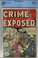 Crime Exposed #1, Timely 6/48 CBCS 3.0 picture