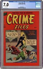 Crime Files #6 CGC 7.0 1952 0354562004 picture