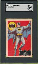 SGC 3 VG THE BATMAN ROOKIE 1966 ABC GUM #1 BAT MAN GRADED VERY GOOD COMICS TPHLC picture