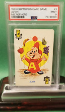 💥 1963 The Chipmunks Gm ALVIN Rc Card #3 Microphone PSA 9 Pop 1 None Higher 💥 picture