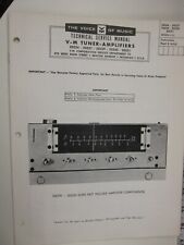 SF V-M Voice of Music Technical Service Manual TUNER AMP 20224, 20227, 20230 BIS picture