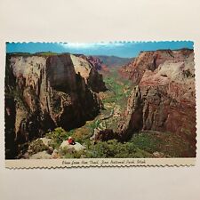 Zion Canyon The Rim Trail Zion National Park Utah Circa 1970S Postcard picture