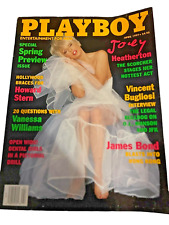 Vintage Playboy Magazine April 1997 Playmate Joey Heatherton No Label Ads picture