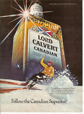 1979 Lord Calvert Canadian Whisky Vintage Magazine Ad    'Downhill Skiing' picture