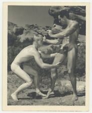 Bruce Of LA 1950 Bruce Bellas 5x4 Wrestling Outdoors Classic Gay Beefcake Q8199 picture
