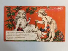 1880 Victorian Trade Card Dr. Jaynes Expectorant Cough or cold Syrup Boy & Girl picture