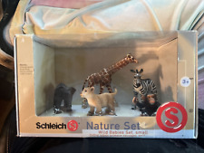 Schleich Wild Life Babies Nature Set 40955 Chimp, Zebra, Lion, Giraffe, Elephant picture