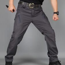 Tactical Mens Cargo Pants Waterproof Work Hiking Combat Outdoor Trousers Pants A picture