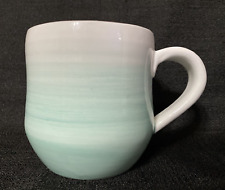 Anthropologie Suite One Studio 16 OZ  Hand Painted Seafoam Green Mug picture