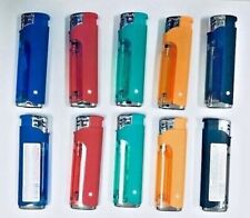 5 Flags LED Lighter Ass. Colors With LED Lighter 10 Pcs Display Box # 80-82 LED picture
