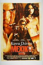 ONCE UPON A TIME IN MEXICO 23x33 Czech movie poster 2003 BANDERAS DEPP RODRIGUEZ picture