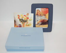 WEDGWOOD BLUE PRIMROSE DESIGN PICTURE / PHOTO FRAME 4X6 JASPERWARE WITH BOX picture