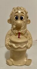 Vtg Happy Birthday with Red Candle Russ Wallace Berries Statue 1970s 11'' Tall picture