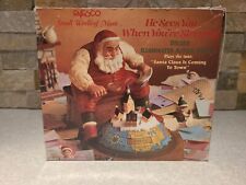 ENESCO SMALL WORLD OF MUSIC HE SEES YOU WHEN YOUR SLEEPING 1990 ILLUMINATED picture