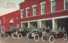 Auto Fire Department Stamford Connecticut CT 1916 Postcard picture