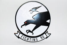 VF-96 Fighting Falcons Squadron Plaque, Mahogany, 14