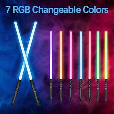 Rechargeable FX Dueling Lightsaber Realisic Sound Effects 7 Color Switching Gift picture