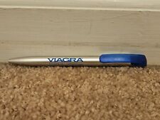 Viagra Pen Drug Rep Promo Silver/Blue Metal Pen picture