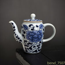 Blue White Entangled Lotus Small Teapot Retro Ceramic Chinese Style Household picture