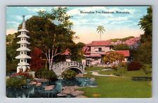 Honolulu HI-Hawaii, Moanalua Tea Gardens, Antique, Vintage Souvenir Postcard picture