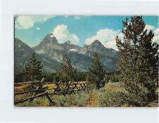 Postcard The Tetons from Park Headquarters Wyoming USA picture