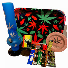 THE DEVILS BRAND COMPLETE SMOKING GIFT SET INC 12” WATERPIPE picture