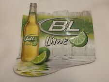 2008 Anheuser Busch Bud Light Lime Metal Sign 30 inches by 28.5 inches picture