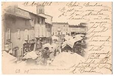 CPA 69 - LE BOIS D'OINGT (Rhone) - Place du Marché - single back 1902 picture