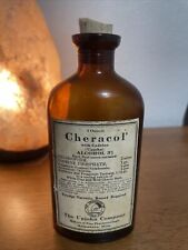 Vintage Cheracol Upjohn Company Collectors Bottle picture