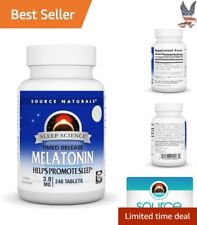 240 Count Time Released Melatonin 3 mg - Sleep Aid - Natural Cycle Support picture