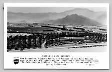 RPPC Aerial View Shields State Gardens Indio California Frashers Real Photo P696 picture