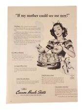 1944 CANNON PERCALE SHEETS Print Ad Original WORLD WAR II Era War Bonds Vintage picture