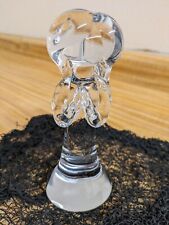 Vtg. crystal praying angel figurine, signed Lyn 78? picture