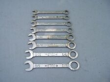 Vintage Meteor Combination Ignition Wrench Set 7/16