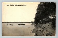 Baldwin MI-Michigan, Shore Line, Big Star Lake, Scenic View, Vintage Postcard picture