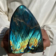 2.3lb Large Natural Labradorite Quartz Crystal Display Mineral Specimen Healing picture