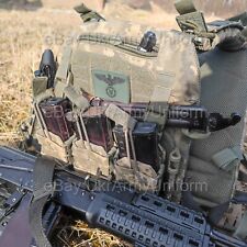 Green Ukraine Army Roman Eagle Trident Separate Assault Brigade 3D PVC Patch picture